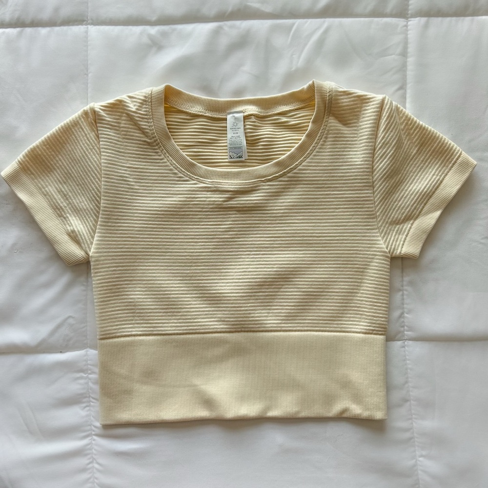 OFFLINE by Aerie Sidewalk Seamless Ribbed T-Shirt